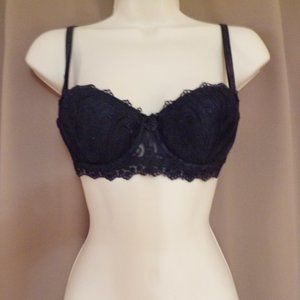 Sexy Black Padded Bra Size 34 B